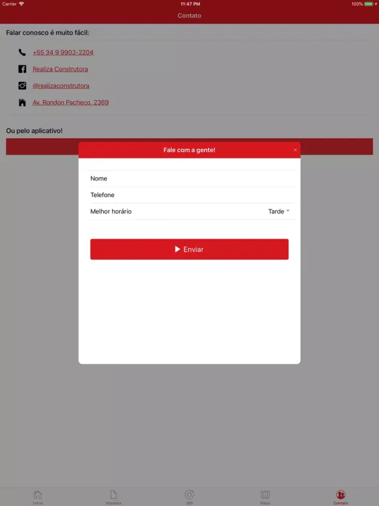 Tangkapan skrin Anita iPad 