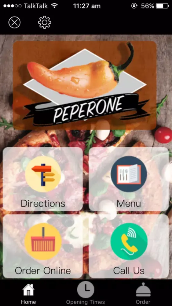 Tangkapan layar Peperone Pizza
