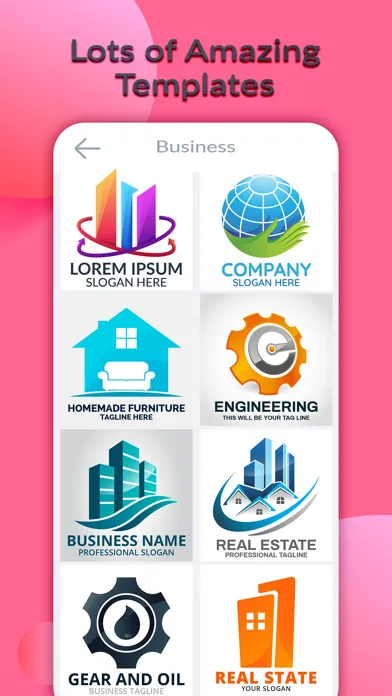 Capturas de pantalla de Logo Maker : Logo Creator Art