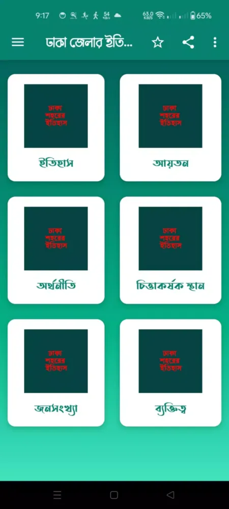 Скриншоты ঢাকা জেলার ইতিহাস