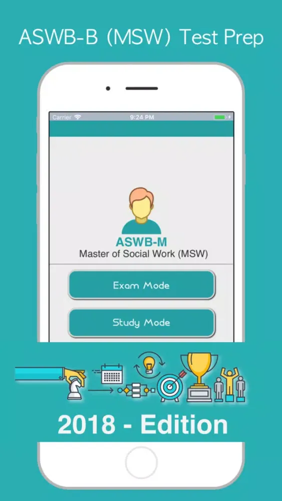 Скриншоты ASWB-M (MSW) Test Prep 2018