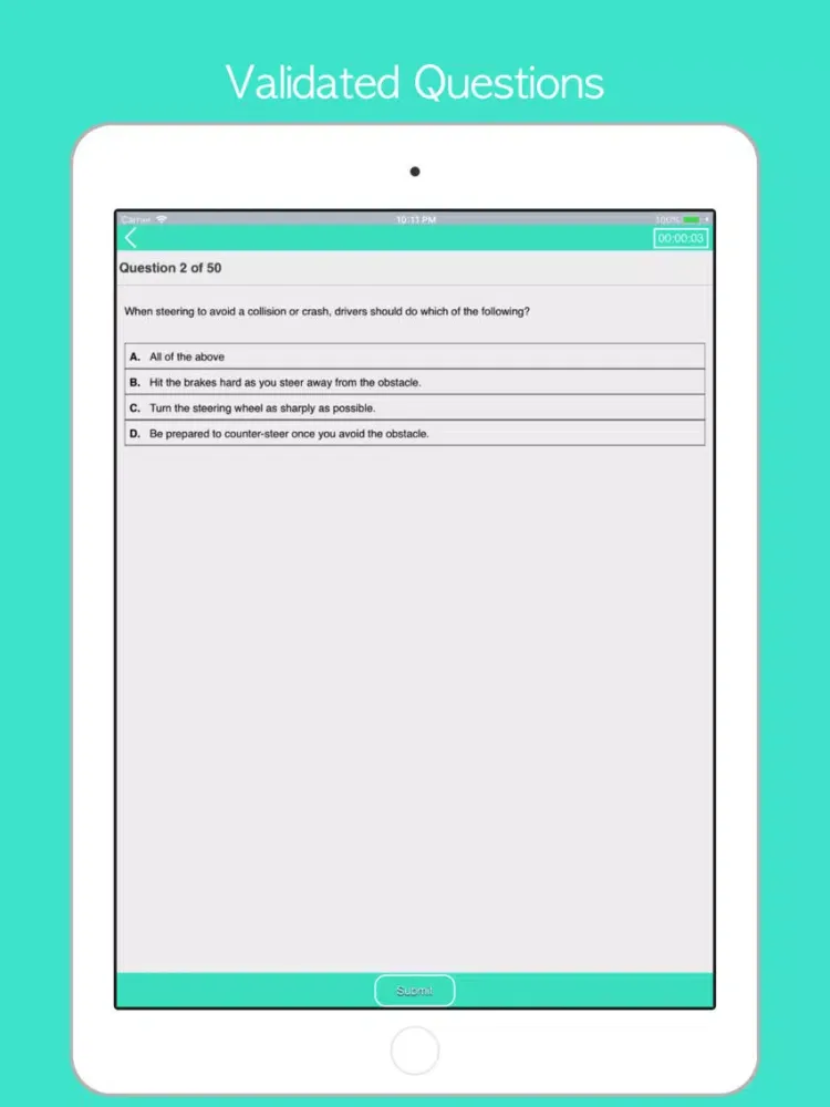 ภาพหน้าจอของ CDL Practice Exam 2018 iPad 