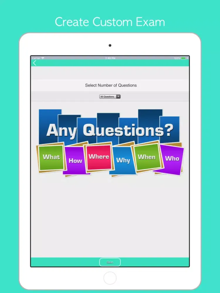 ภาพหน้าจอของ CDL Practice Exam 2018 iPad 
