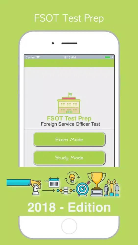 Capturas de tela do FSOT Test Prep - 2018