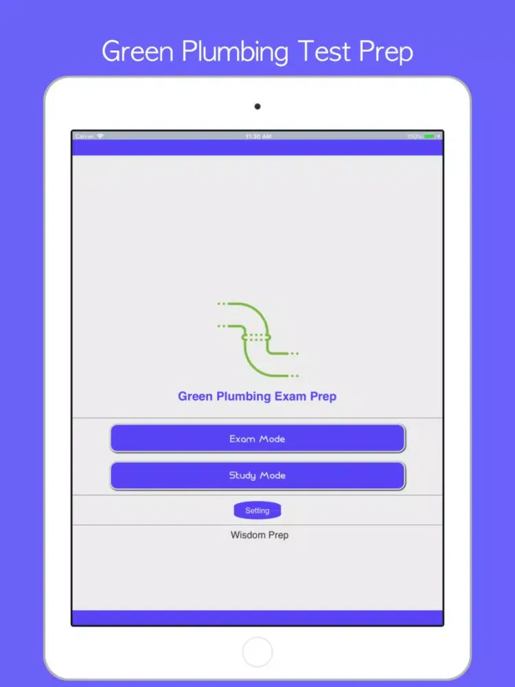 Green Plumbing Test Prep 2018 iPad 應用截圖
