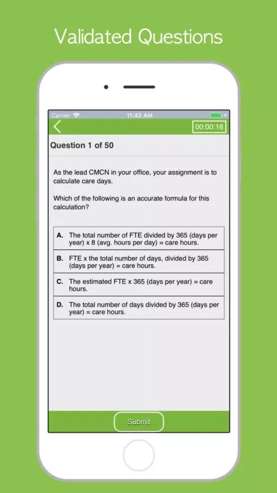Capturas de pantalla de Certified Managed Care Nurse.