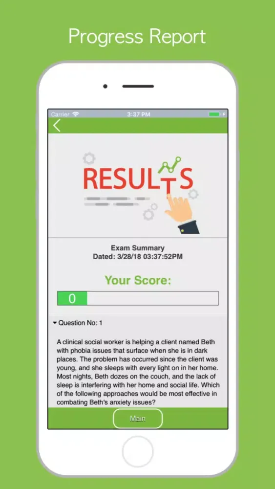 Capturas de pantalla de Certified Managed Care Nurse.