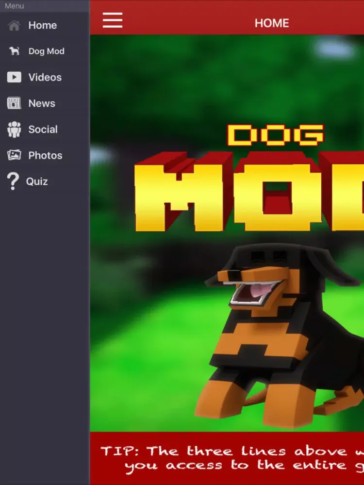 Capturas de pantalla de Dogs Mod For Minecraft Game PC Pocket Guide Edition iPad 