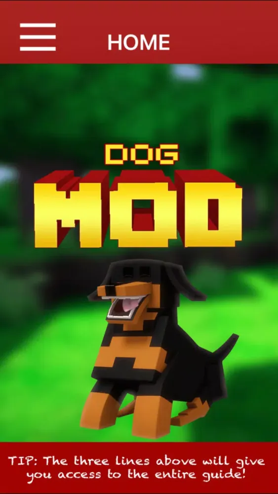 Capturas de pantalla de Dogs Mod For Minecraft Game PC Pocket Guide Edition