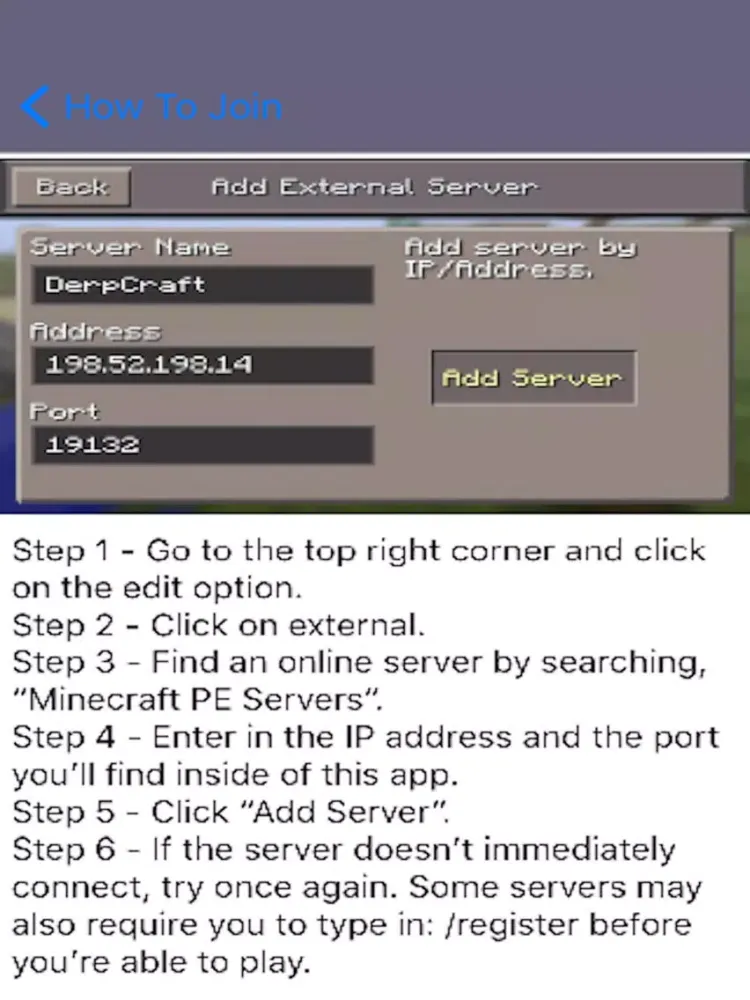 Capturas de pantalla de Economy Servers For Minecraft Pocket Edition iPad 