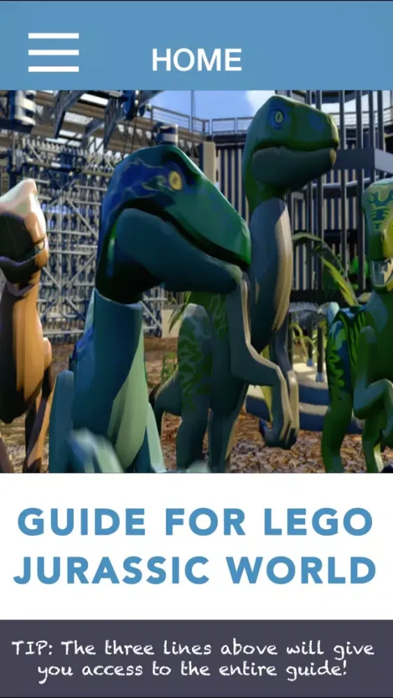 Gamer Guide For Lego Jurassic World应用截图