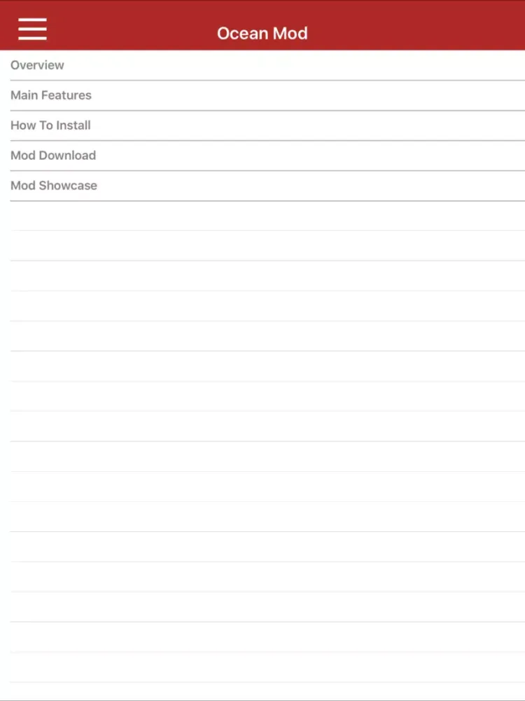 Ocean Mod For Minecraft PC Pocket Guide Edition iPad 应用截图