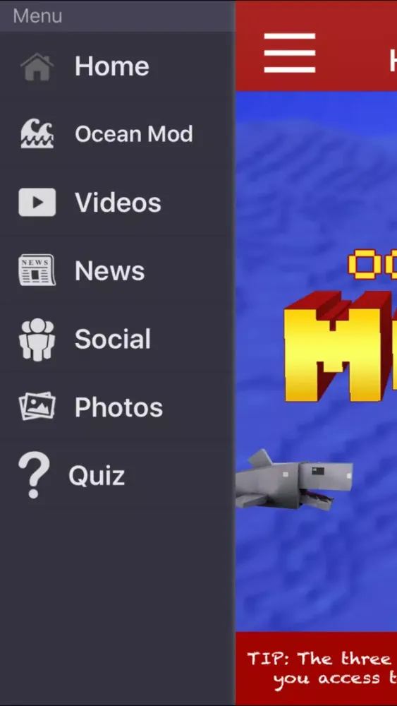 Ocean Mod For Minecraft PC Pocket Guide Edition应用截图