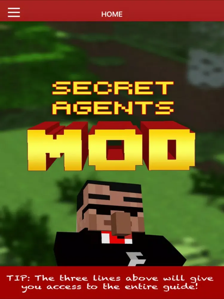 SECRET AGENTS MOD - Secret Agents Mod For Minecraft PC Pocket Guide Edition iPad  سکرین شاٹس