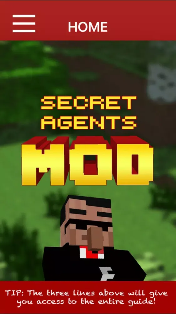 SECRET AGENTS MOD - Secret Agents Mod For Minecraft PC Pocket Guide Edition سکرین شاٹس