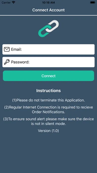 Online Order Notification應用截圖