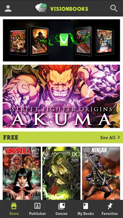 Visionbooks Comics スクリーンショット