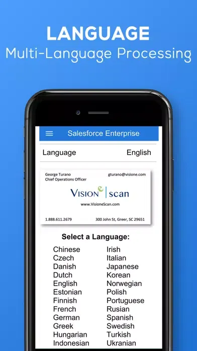 تصاویر Visione Business Card Scan