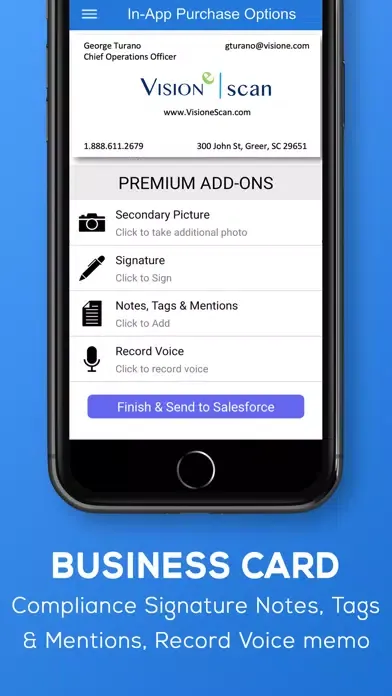 تصاویر Visione Business Card Scan