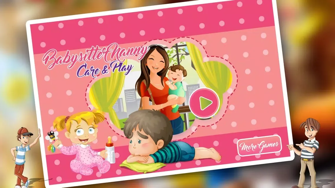 ภาพหน้าจอของ Baby Sitter Nanny Care & Play - Help the au pair in babysitting mommy's little baby girl