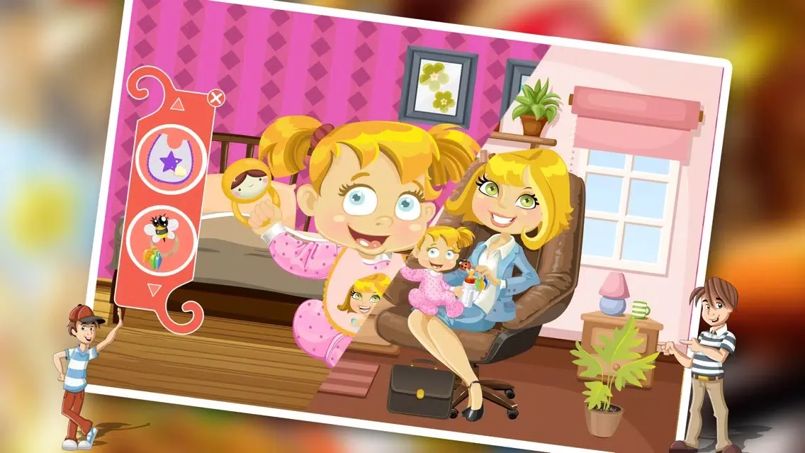 ภาพหน้าจอของ Baby Sitter Nanny Care & Play - Help the au pair in babysitting mommy's little baby girl
