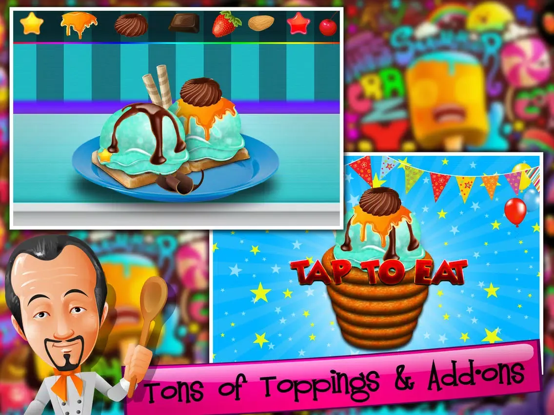 Churro Ice cream Maker Pro - Icy Sweet Madness iPad  Ekran Görüntüleri