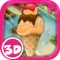 Ice Cream Maker Granny cook - Make waffles & frozen banana icy cone in this cooking kitchen game