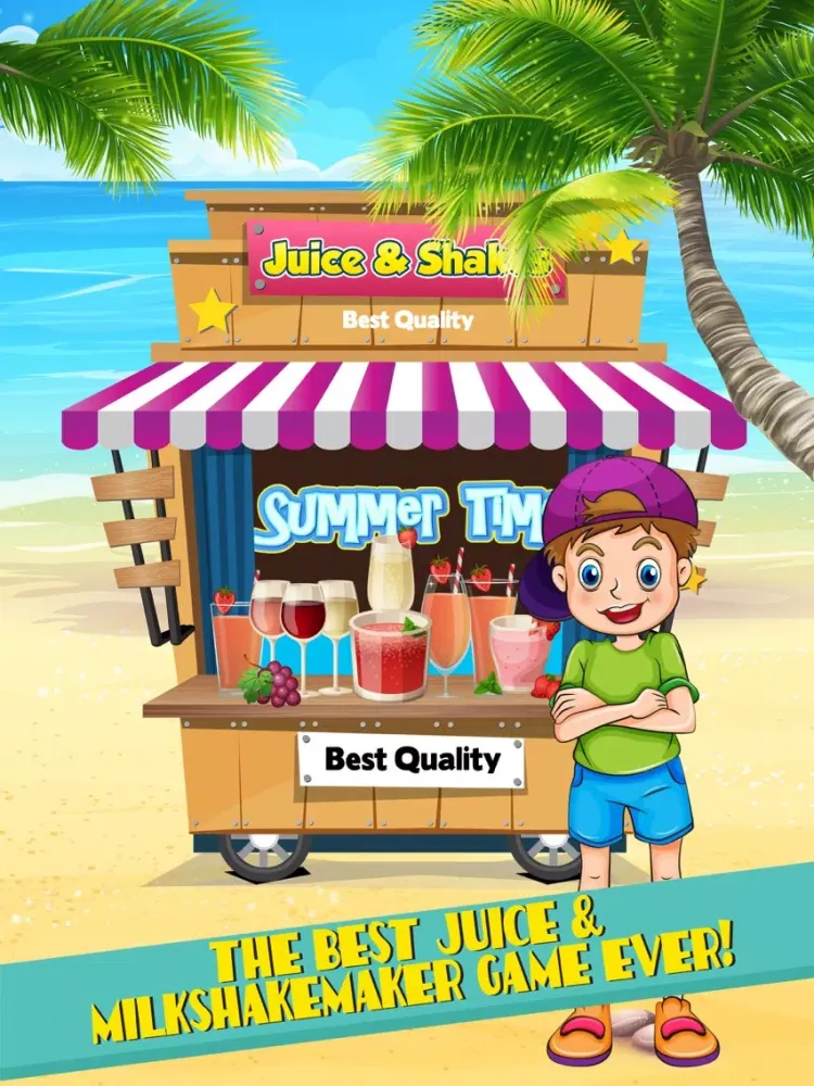 Скриншоты Icy Milkshake & Fruit Juice Maker - A Summer Frozen Food Stand for Ice Desserts iPad 