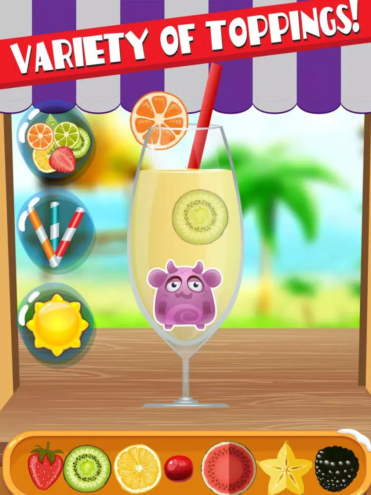 Скриншоты Icy Milkshake & Fruit Juice Maker - A Summer Frozen Food Stand for Ice Desserts iPad 