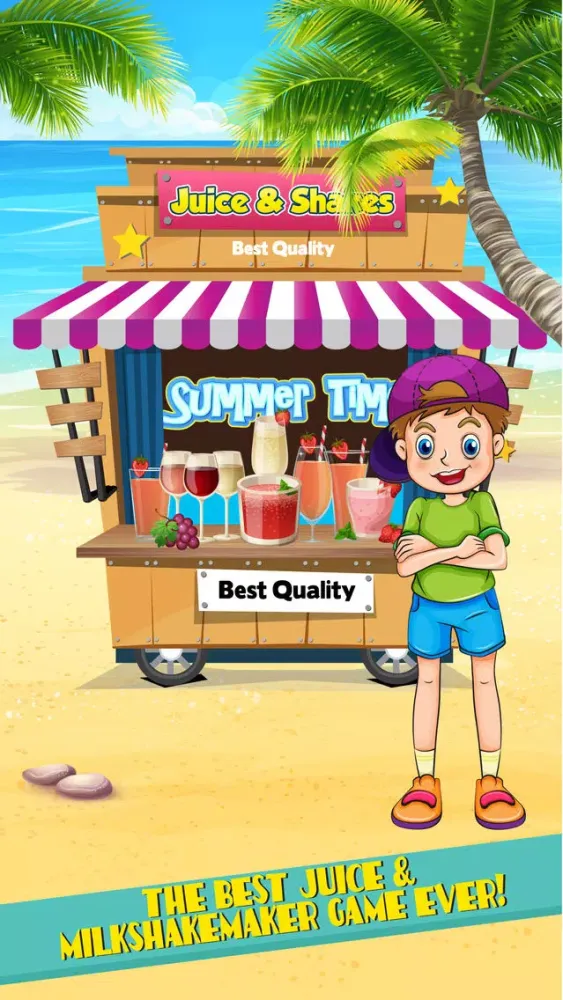 Скриншоты Icy Milkshake & Fruit Juice Maker - A Summer Frozen Food Stand for Ice Desserts