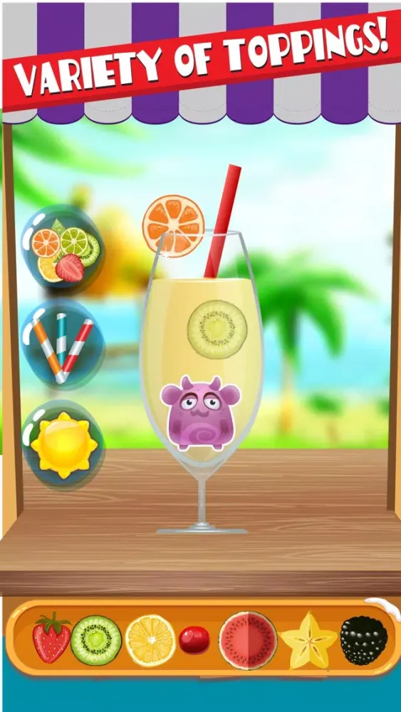 Скриншоты Icy Milkshake & Fruit Juice Maker - A Summer Frozen Food Stand for Ice Desserts