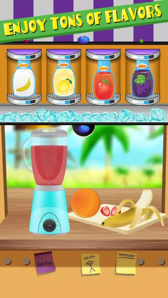 Скриншоты Icy Milkshake & Fruit Juice Maker - A Summer Frozen Food Stand for Ice Desserts
