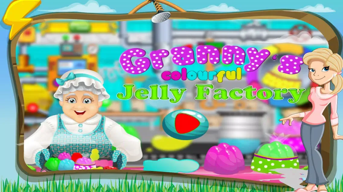 Tangkapan skrin Granny’s Jelly Factory Simulator – Make Colorful Gummy Jellies & Match Orders In Grandma’s Candy Factory