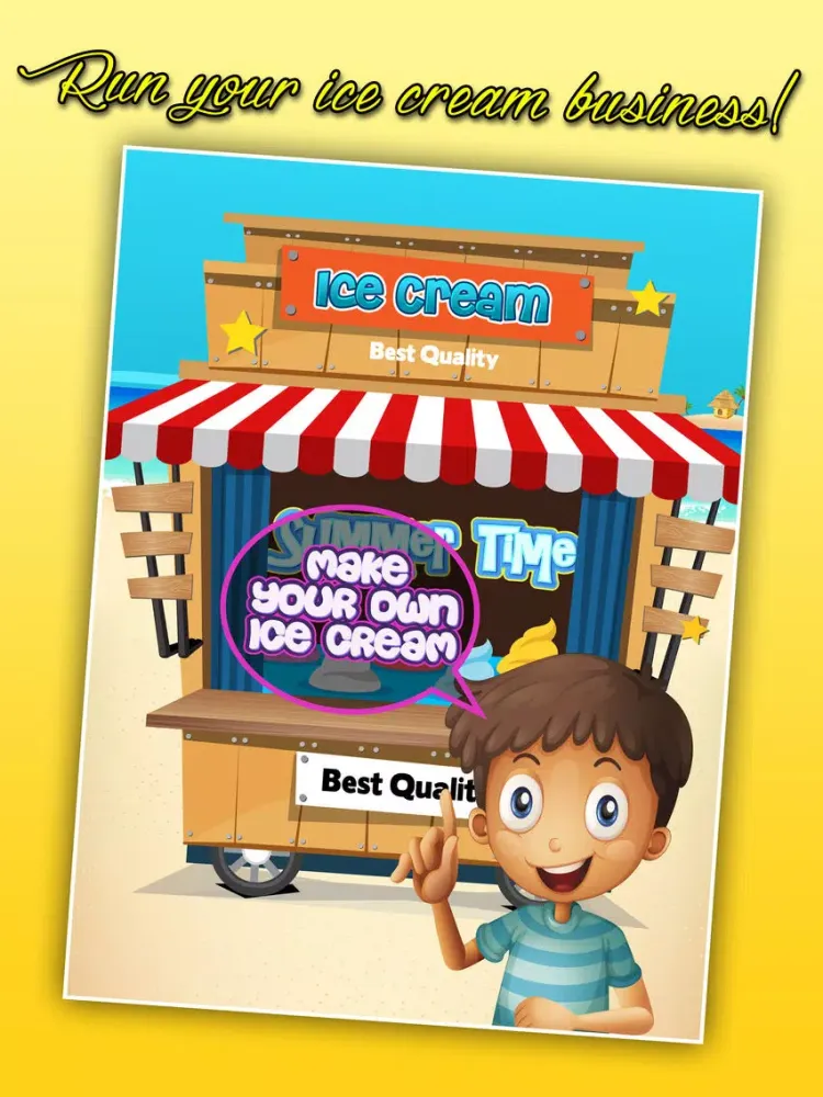 Capturas de pantalla de My Ice Cream Chef Cooking Game - Make Frozen Cone Scoops & Match Icecream Orders iPad 