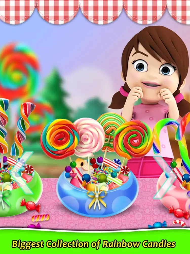 Colorful Candies Shop - Make Rainbow Sweets iPad 应用截图