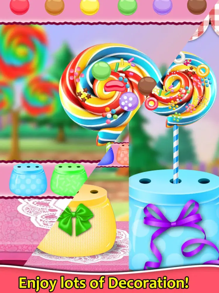 Colorful Candies Shop - Make Rainbow Sweets iPad 应用截图
