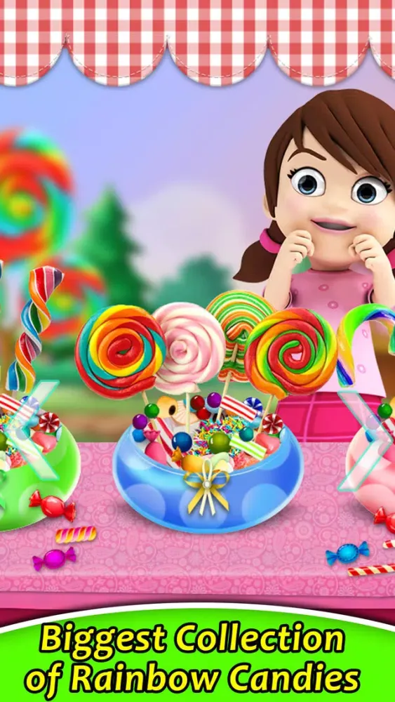 Colorful Candies Shop - Make Rainbow Sweets应用截图