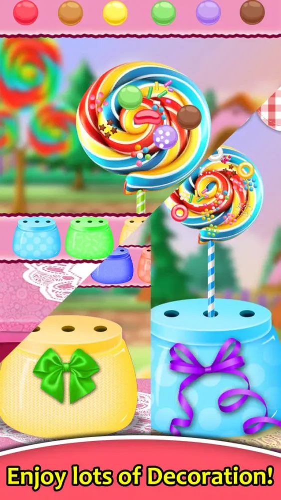 Colorful Candies Shop - Make Rainbow Sweets应用截图