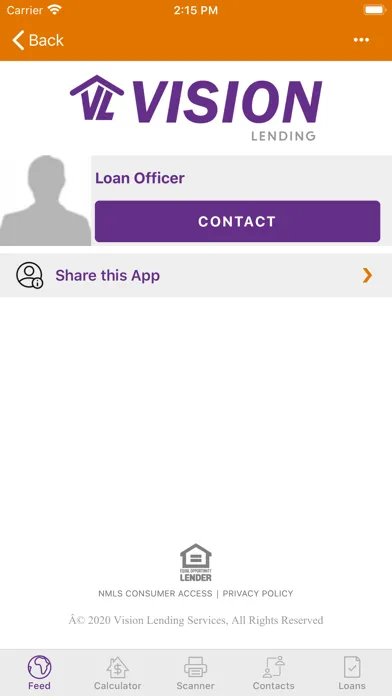Vision Lending Services Screenshots