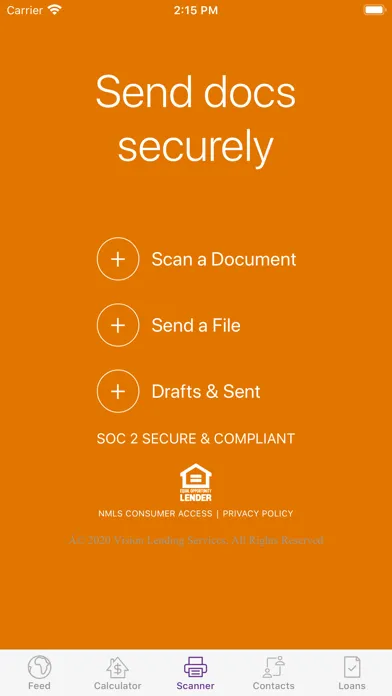 Vision Lending Services Screenshots