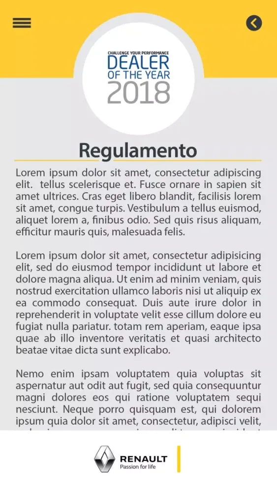 تصاویر Campanha Renault DOTY 2018