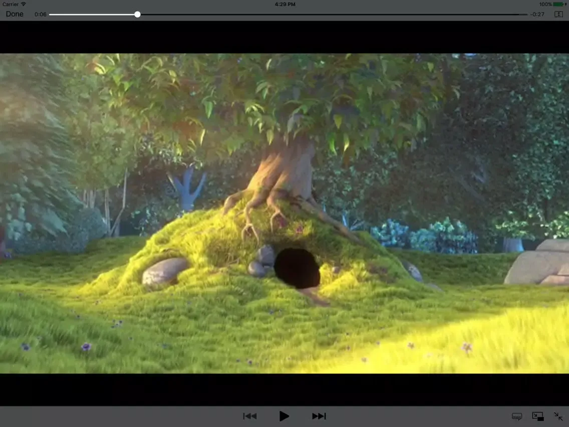 Tangkapan skrin Trailer Vault iPad 