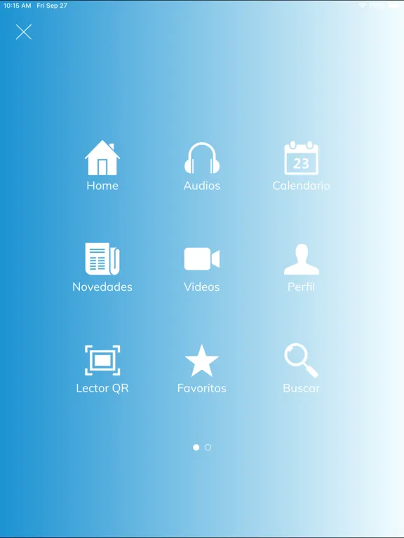 Tangkapan skrin Vision Sin Limites iPad 