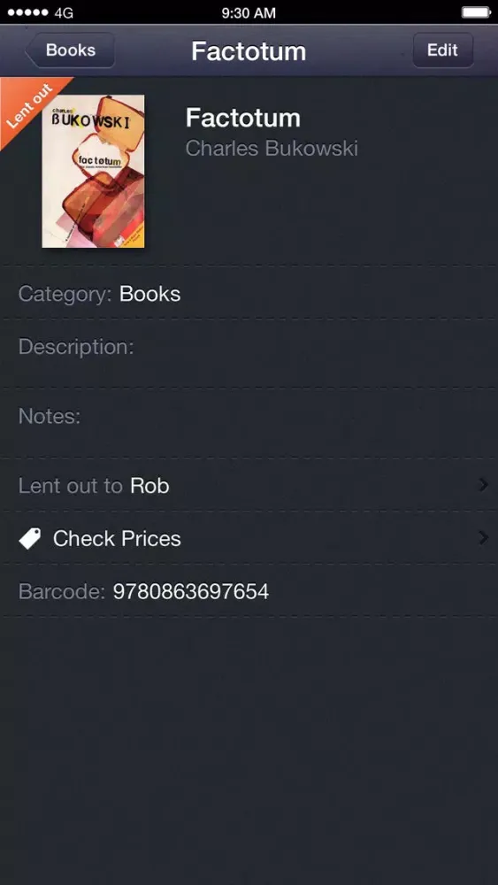 Barcode Library Scan & Catalog Ekran Görüntüleri