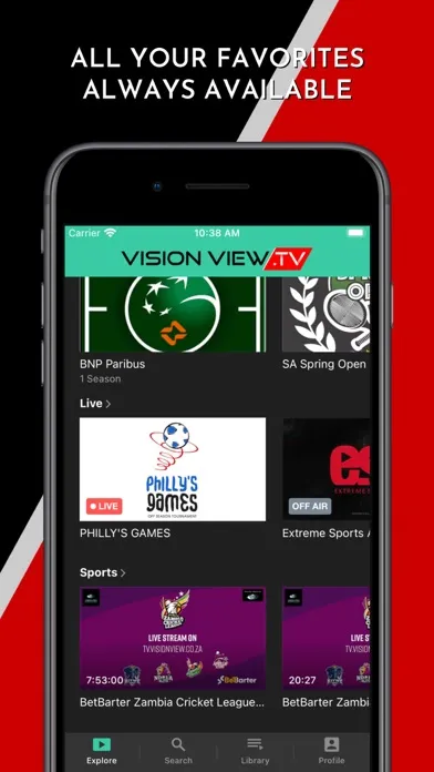 Screenshot di Vision View TV