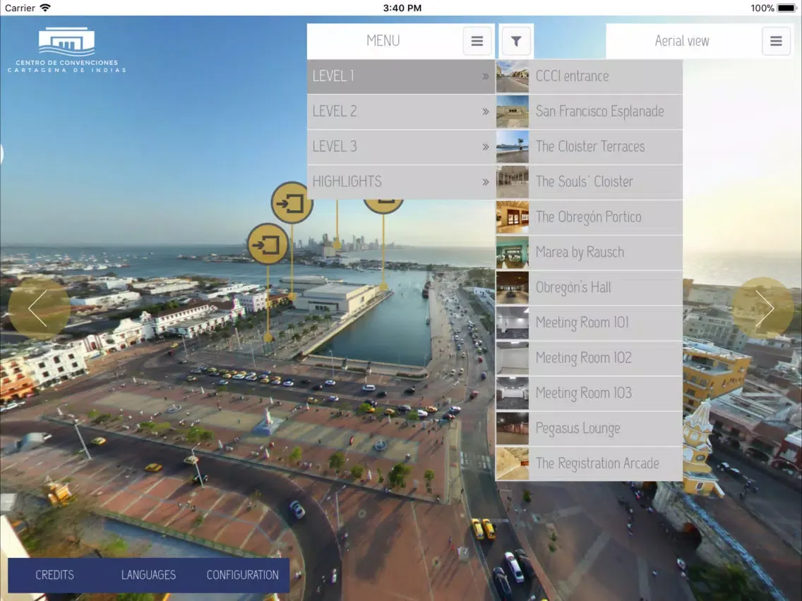 CCCartagena iPad  سکرین شاٹس