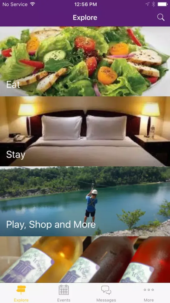 Tangkapan skrin Discover Cass County