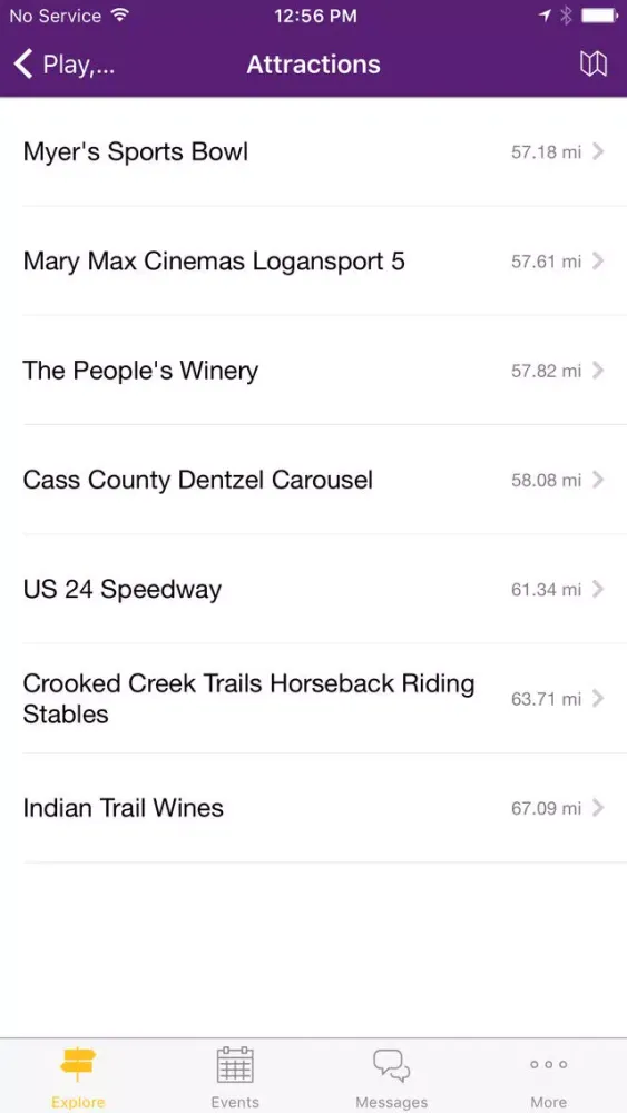 Tangkapan skrin Discover Cass County