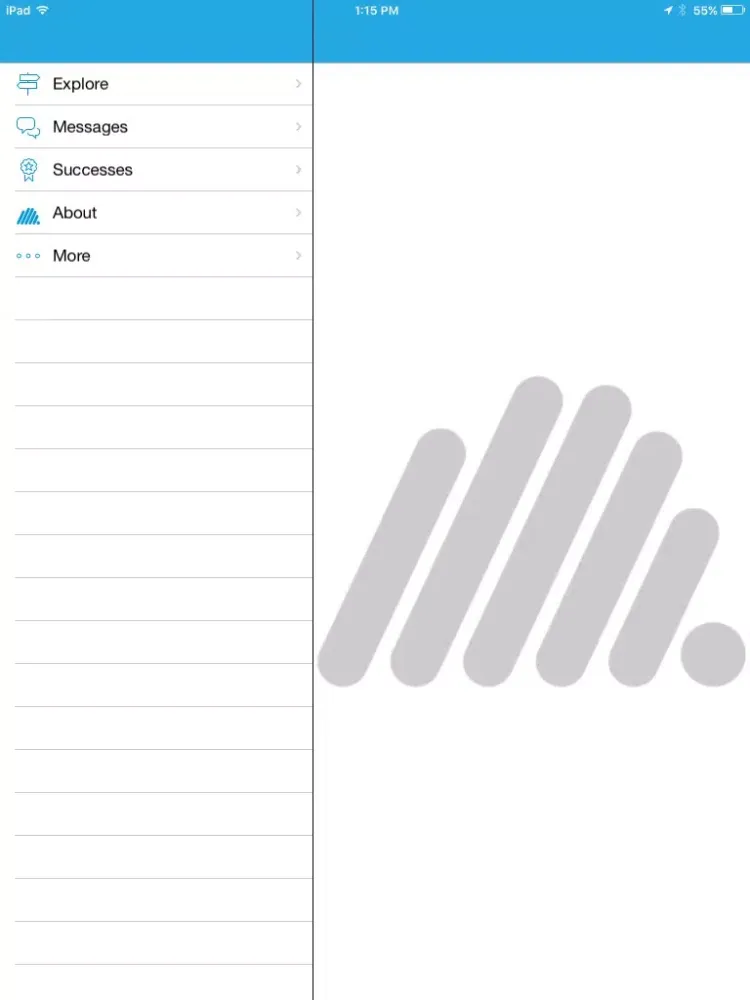 Tangkapan layar Discover Bluebridge iPad 