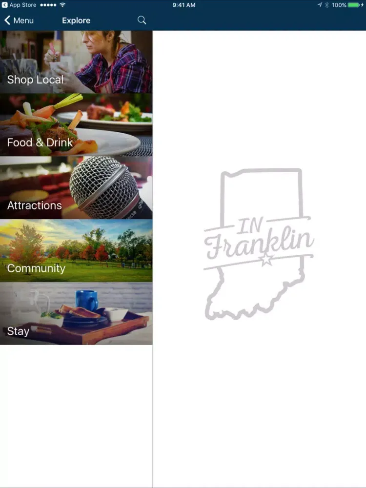 IN Franklin iPad  Screenshots
